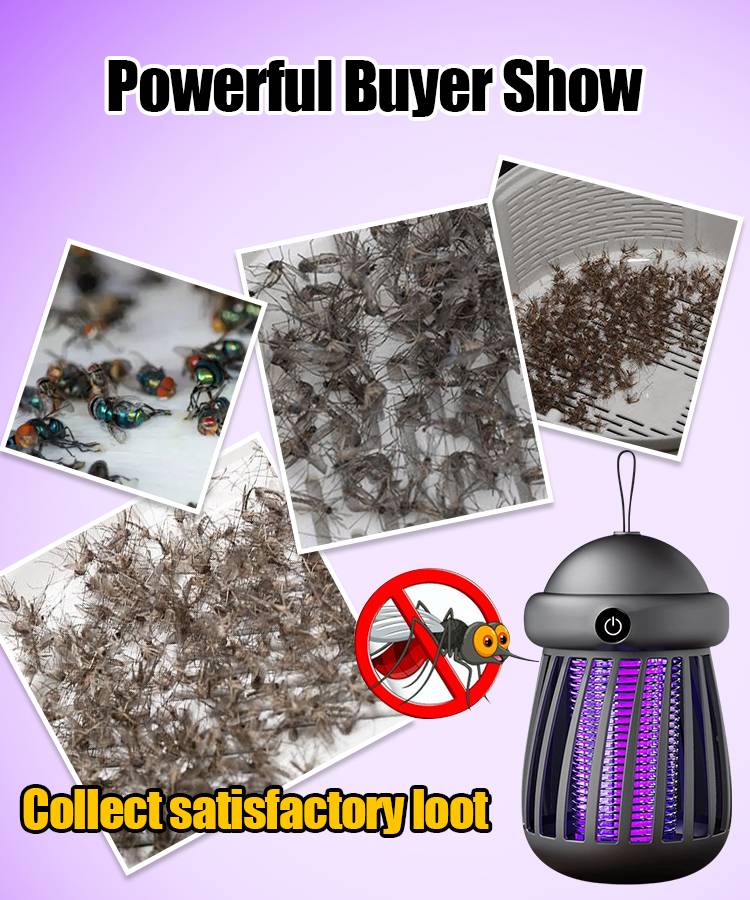 【德國黑科技】360°光波誘蚊強力電擊滅蚊燈一天能滅5萬只毒蚊💡無味無噪聲📢室內戶外都好用😍懶人必備‼️